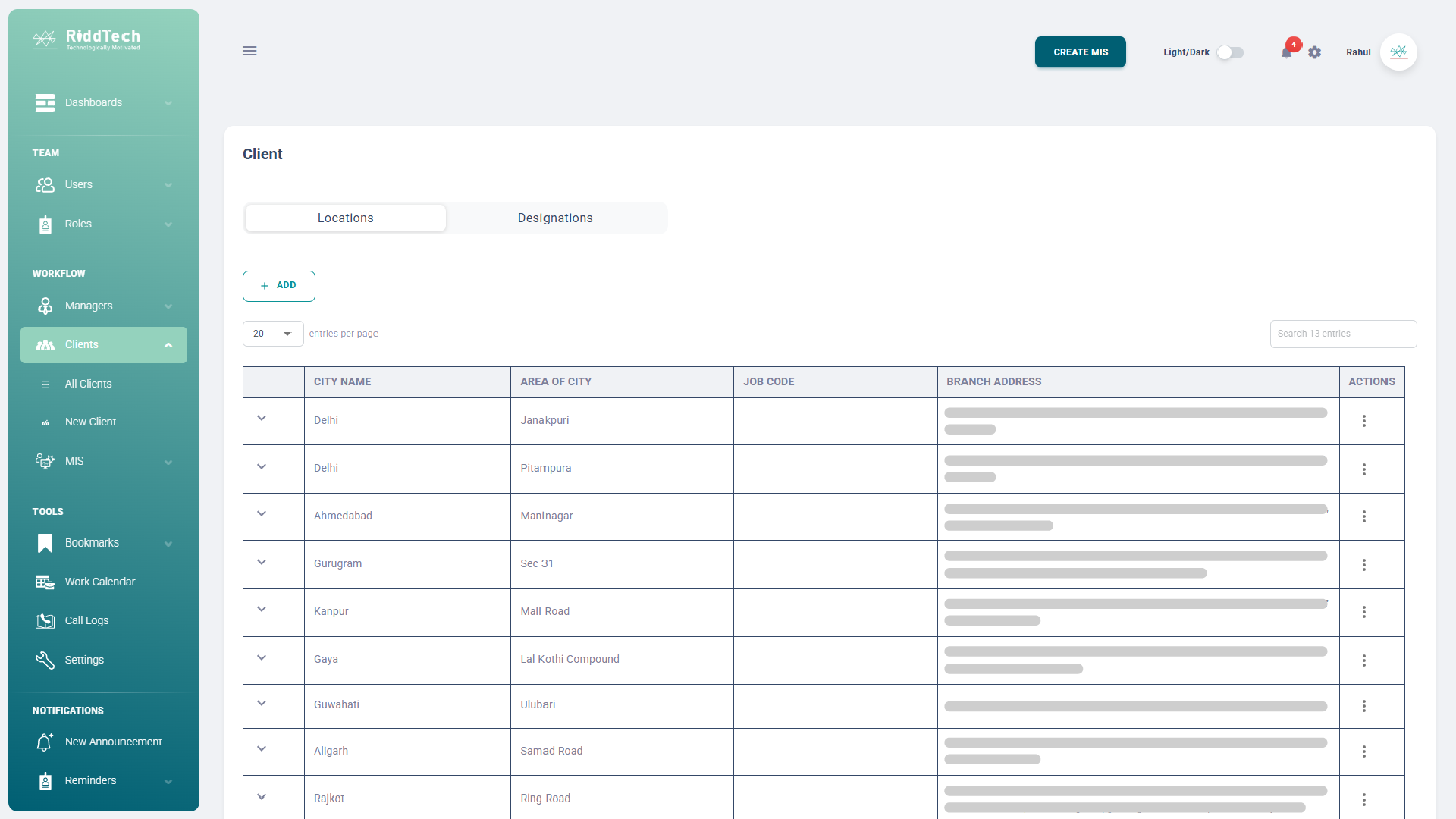 Client Integration